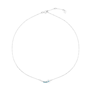 Dây cổ Kim cương Vàng Trắng 14K PNJ Cinderella DDMXW000003