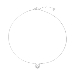 Dây cổ Vàng Trắng 10K Đính đá ECZ PNJ ❤️ HELLO KITTY XM00W000260