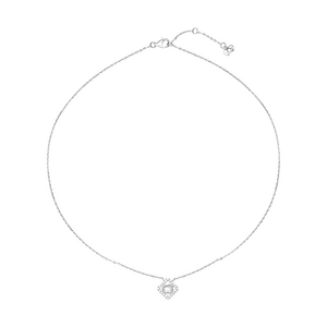 Dây cổ Vàng Trắng 10K Đính đá ECZ PNJ ❤️ HELLO KITTY XM00W000261