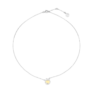 Dây cổ Vàng 10K Đính đá ECZ PNJ ❤️ HELLO KITTY XMXMC000083