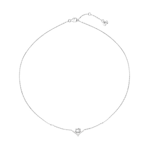 Dây cổ Vàng Trắng 10K Đính đá ECZ PNJ ❤️ HELLO KITTY XMXMW000586