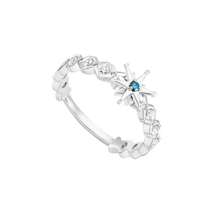 Nhẫn Kim cương Vàng Trắng 14K PNJ Cinderella DDDDW014064