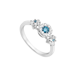 Nhẫn Kim cương Vàng Trắng 14K PNJ Cinderella DDMXW000008