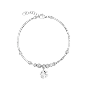 Vòng tay Vàng Trắng Ý 18K PNJ 0000W000990