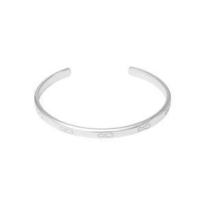 Vòng tay Vàng Trắng 10K PNJ Family Infinity 0000W000993