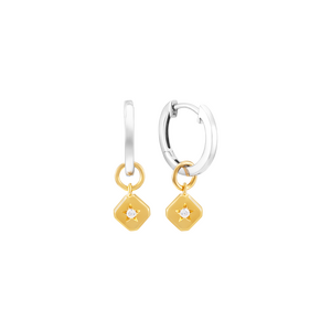 Bông tai Bạc đính đá PNJSilver XM00C000038