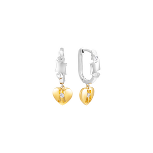 Bông tai Bạc đính đá PNJSilver XMXMC000039