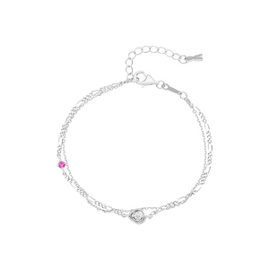 Lắc tay Bạc đính đá STYLE By PNJ XMXMW060258