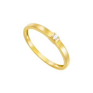 Nhẫn cưới nam Vàng 14K Đính đá ECZ PNJ XM00Y005971