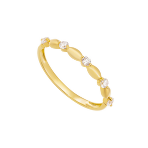 Nhẫn cưới Vàng 14K Đính đá ECZ PNJ XM00Y005976