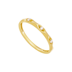 Nhẫn cưới Vàng 14K Đính đá ECZ PNJ XM00Y005978