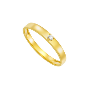 Nhẫn cưới Vàng 14K Đính đá ECZ PNJ XM00Y005983