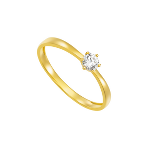 Nhẫn cưới Vàng 14K Đính đá ECZ PNJ XM00Y005985