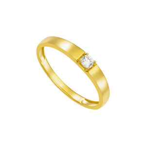 Nhẫn cưới nam Vàng 14K Đính đá ECZ PNJ XM00Y005987