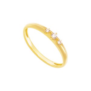 Nhẫn cưới Vàng 14K Đính đá ECZ PNJ XMXMY017122