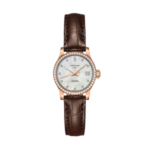 Đồng hồ Longines Longines Record Collection Nữ L2.320.9.87.2 Dây da tổng hợp. 26 MM