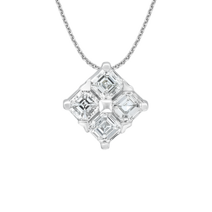 Mặt dây chuyền Kim cương Vàng Trắng 14K PNJ DD00W000727