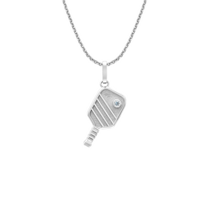 Mặt dây chuyền Vàng Trắng 10K Đính đá ECZ PNJ XM00W000919