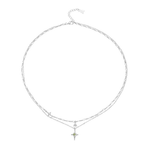 Dây cổ Bạc đính đá STYLE By PNJ ZTZTW060015