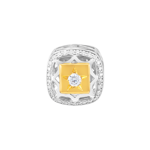 Hạt Charm Bạc đính đá PNJSilver XMXMC000007