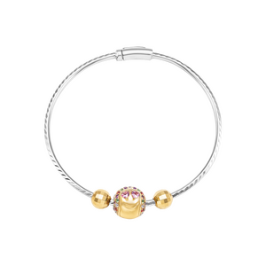 Vòng tay Vàng 10K đính đá Synthetic PNJ x emoji™ ZTMXC000022