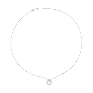 Dây cổ Vàng trắng 18K PNJ 0000W060115