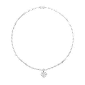 Dây cổ Kim cương Vàng Trắng 14K PNJ DDDDW000971