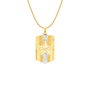 Mặt dây chuyền nam Vàng 10K MANCODE by PNJ Mạnh mẽ vươn tầm 0000C000329