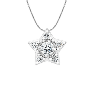 Mặt dây chuyền Kim cương Vàng Trắng 14K PNJ DDDDW002968