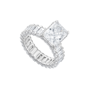 Nhẫn Kim cương Vàng Trắng 14K PNJ DDDDW014616