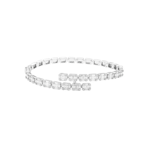 Vòng tay Kim cương Vàng Trắng 18K PNJ DDDDW060106