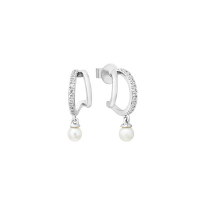 Bông tai Bạc đính đá PNJSilver PFXMW000035