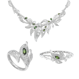 Bộ trang sức Vàng trắng PNJ 00008-00013