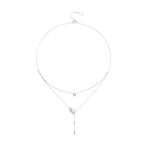 Dây cổ Kim cương Vàng Trắng 14K PNJ My First Diamond DDDDW001066