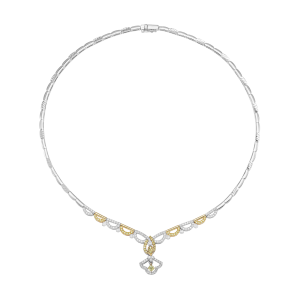 Dây cổ Kim cương Vàng 14K Disney|PNJ The Shining Princess DDMXC000017