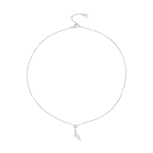 Dây cổ Kim cương Vàng Trắng 14K Disney|PNJ The shining princess DDMXW000004