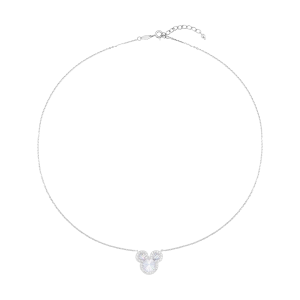 Dây cổ Vàng Trắng Ý 14K Đính đá ECZ PNJ XMXMW060239