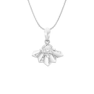 Mặt dây chuyền Kim cương Vàng Trắng 14K PNJ My First Diamond DDDDW002966