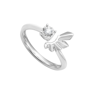 Nhẫn Kim cương Vàng Trắng 14K PNJ My First Diamond DD00W006243