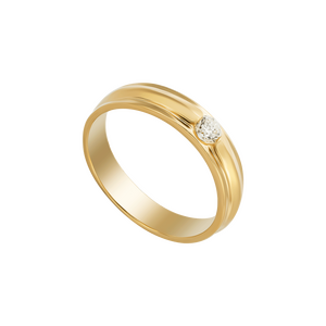 Nhẫn cưới Nam Kim cương Vàng 18K PNJ DD00Y000935