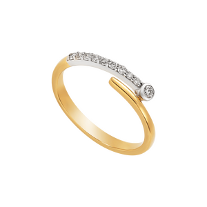 Nhẫn Kim cương Vàng 18K PNJ DDDDC001717