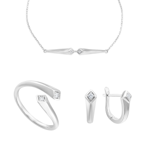 Bộ trang sức Vàng trắng PNJ 02067-06241