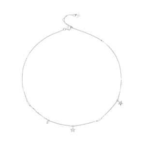 Dây cổ Kim cương Vàng Trắng 14K PNJ Aladin DDDDW001039