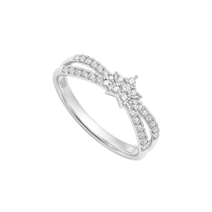 Nhẫn Kim cương Vàng Trắng 14K PNJ Tinker Bell DDDDW015278