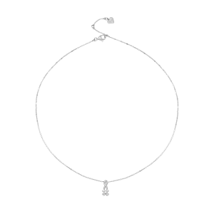 Dây cổ Kim cương Vàng Trắng 14K PNJ Rapunzel DDDDW001047
