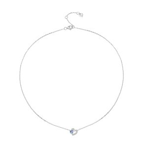 Dây cổ Vàng 14K Đính đá Sapphire PNJ Cinderella SPDDW000028