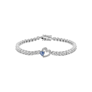Lắc tay Vàng 14K Đính đá Sapphire PNJ Cinderella SPDDW000024