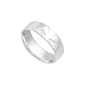 Nhẫn nam Vàng Trắng 10K PNJ 0000W003608