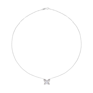 Dây cổ Vàng Trắng Ý 18K PNJ 0000W060124