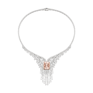 Dây cổ Vàng 14K Đính đá Morganite PNJ Masterpiece MGMXH000005